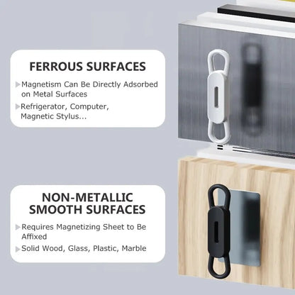 UMUST Magnetic Pencil Holder,Tablet Touch Pen Clips,Multifunction Silicone Adjustable Pen Stand for Office Accessories Organizer