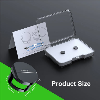 LED Light Block Cover For Matte Glasses's Camera Lens Protective cover for Matte Smart Eyeglasses Light Dimming Blocker