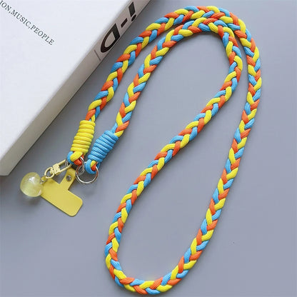 Creative Cartoon Mobile Phone Universal Lanyard Crossbody Long Rope Lanyard Rope Cartoon Decorative Pendant Accessories