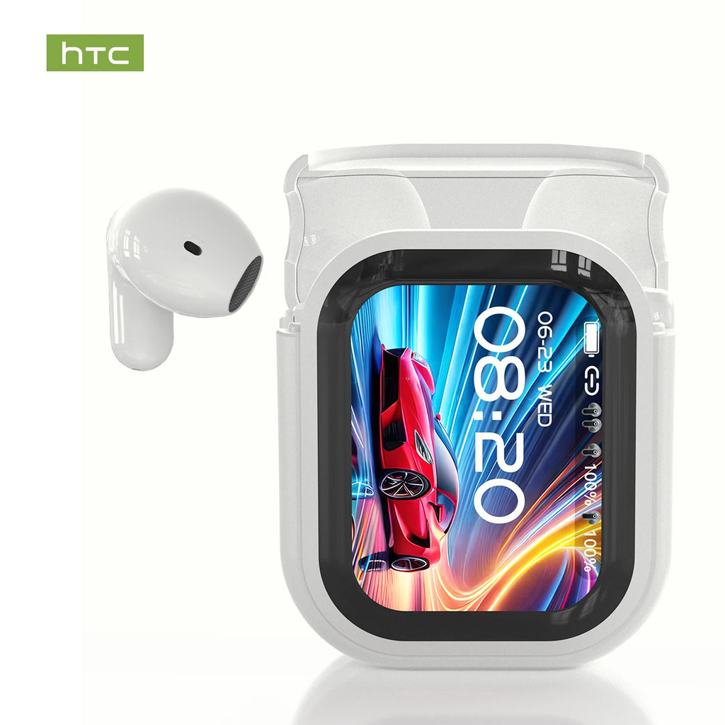 Translator HTC NE20 New Bluetooth 6.0 Wireless Headphones Translation Earphones IPX4 Waterproof Rating Long Battery Life