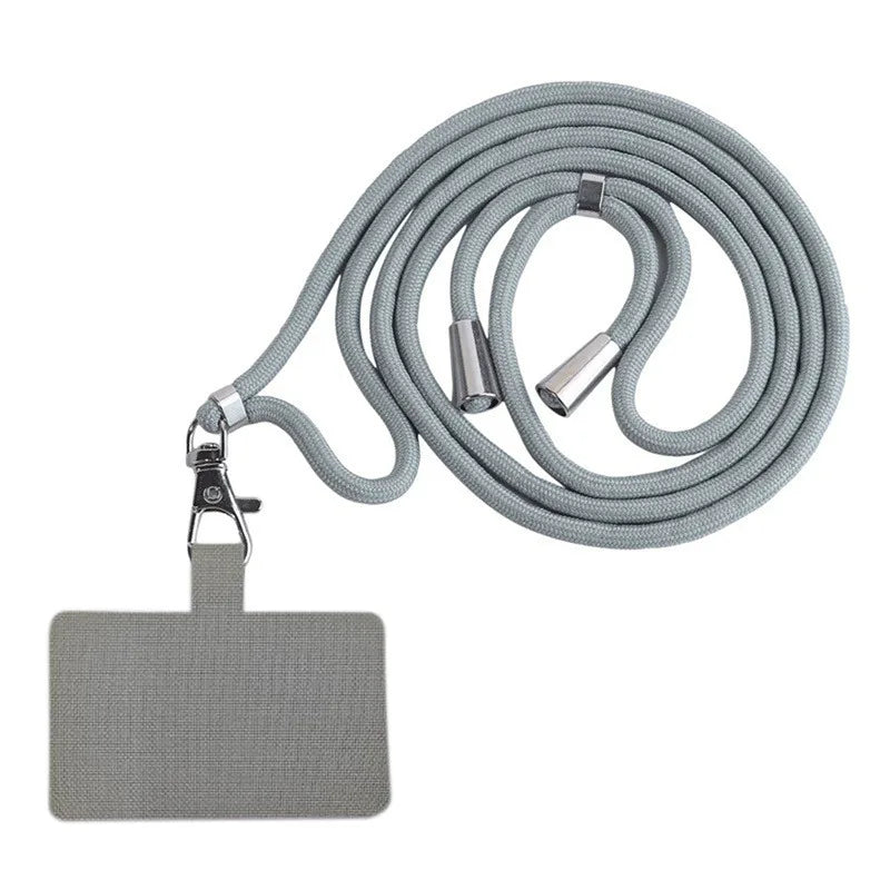 NEW Adjustable Phone Lanyard Detachable Neck Cord Lanyard Strap Carabiner Compatible Pendant With Card For Mobile Key Fob Colors