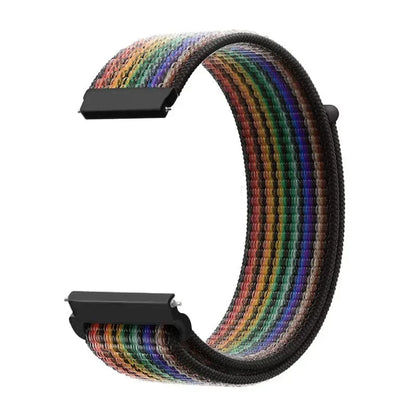 20mm 22mm Nylon Loop Strap For Garmin Forerunner 55 165 265 965 255 Active 5/Vivomove Trend/Vivoactive 5/Venu 3/2 Bracelet Belt