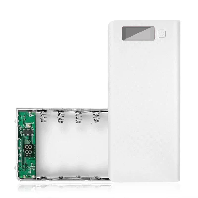 8*18650 Battery Charger Box Digital display panel Fast Charging USB Power Bank Battery Charge Box with LED Digital Display Light