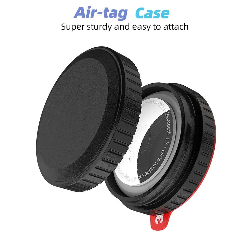 Protective Case for AirTag Waterproof Cover Holder with Adhesive Sticker Compatible with AirTag Cover for Bike Wallet Suitcase