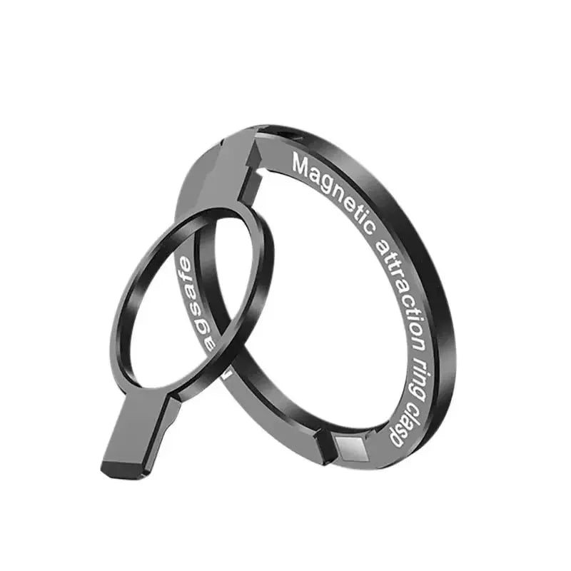 Magnetic Cell Phone Ring Holder Mobile Phone Bracket Removable Cell Phone Kickstand  for MagSafe iPhone 17 16 15 Samsung Xiaomi