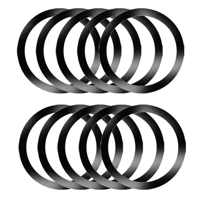 2024 Stainless Steel Universal Magnetic Metal Plate Ring For Magsafe Wireless Charger Iron Sheet Sticker Magnet Car Phone Holder