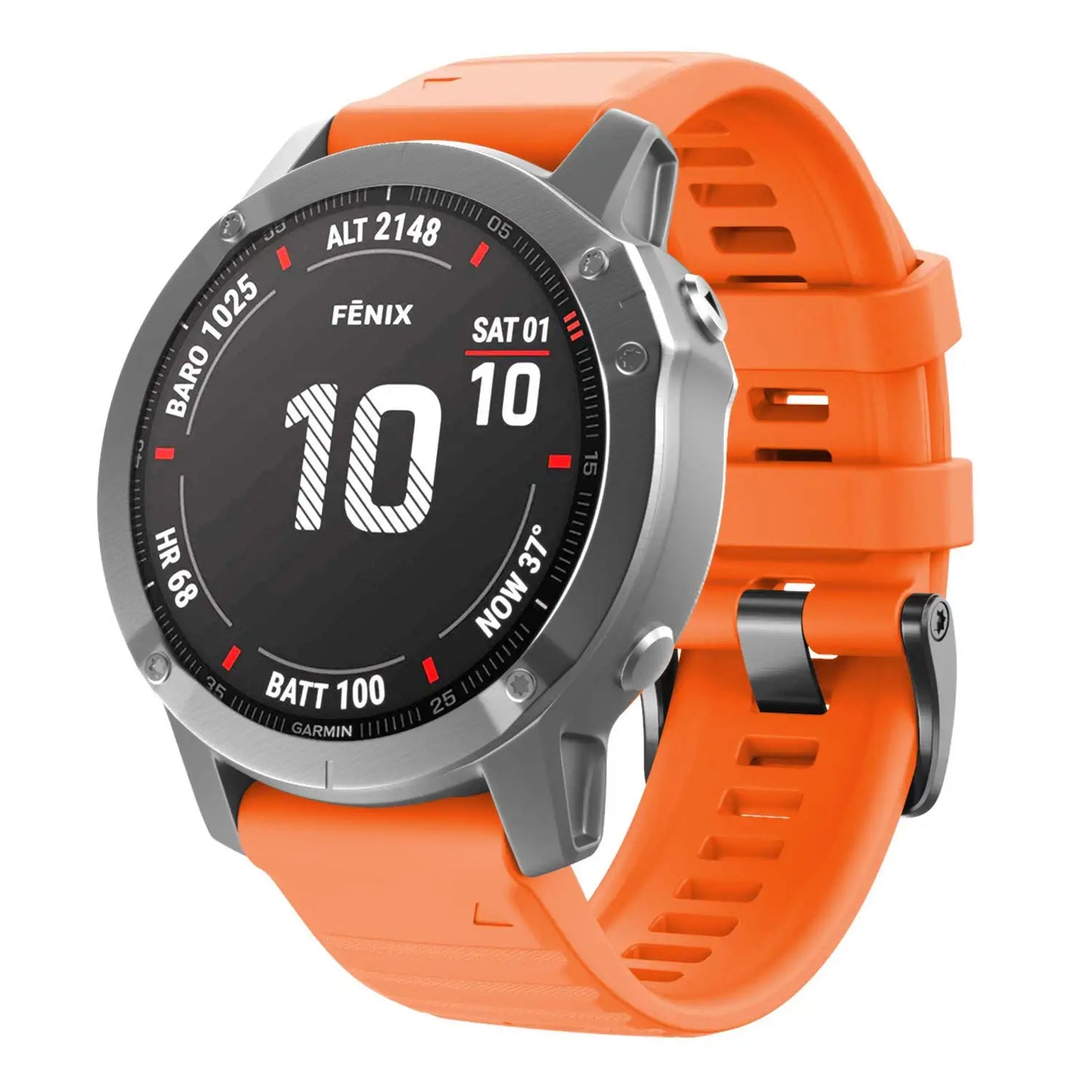 22mm 26mm Quick Fit Silicone Strap For Garmin Fenix 8/7/7X/6/6X Pro/5/5X Plus Replacement Watch Band For Garmin EPIX/Enduro 3