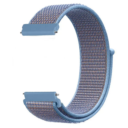 20mm 22mm Nylon Loop Strap For Garmin Forerunner 55 165 265 965 255 Active 5/Vivomove Trend/Vivoactive 5/Venu 3/2 Bracelet Belt