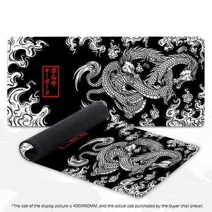 2026 New Hot Sale Japanese Dragon  Gaming Mousepad Speed Desk Mat Anime Theme Keyboard Gamer Mouse Pad for Esports