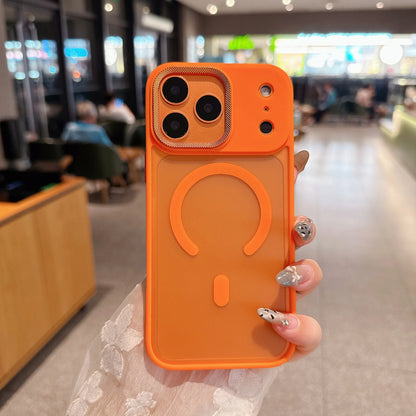 Luxury Spiricle Camera Protection Case for iPhone 15 16 Pro Max 16 Magsafe Cases for iPhone 14 12 11 13 17 Pro Max Matte Cover
