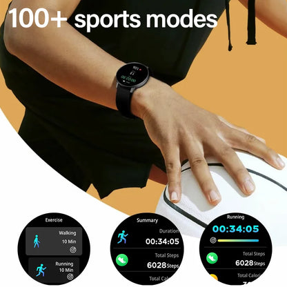 LXASFIT 2025 New Smart Watch Heart Rate Sleep Health Monitor Bluetooth Talk Ladies Sport Smart Watch for Android IOS