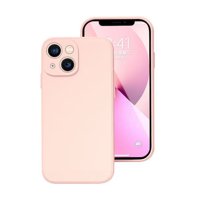 Phone Case For Iphone 14 Plus 13 12 Mini 11 Pro Max Xs X Xr 7 8 Candy Color Original Liquid Silicone Soft Protector Back Cover