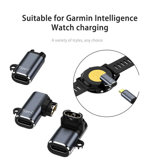 For Garmin Fenix 7 7X 5S 6 6X 6S PRO Forerunner 955 965 USB-C Charger Smartwatch Charger Adapter Garmin Charging Cable Adapter ﻿