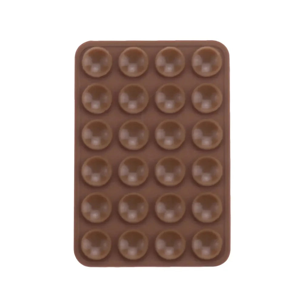 2pcs Double Sided Silicone Suction Cup Mobile Phone Suction Cup With Adhesive Pad Silicone Pad Rubber Suction Cup ﻿