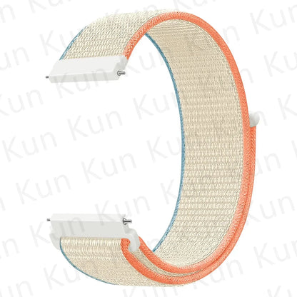 Nylon loop strap For Amazfit bip 6-5-3/u/S/pro Sport 20mm/22mm Bracelet for Amazfit GTS 4/3/2/2e/4 Mini/GTR 4/3/3 Pro/2/2e band