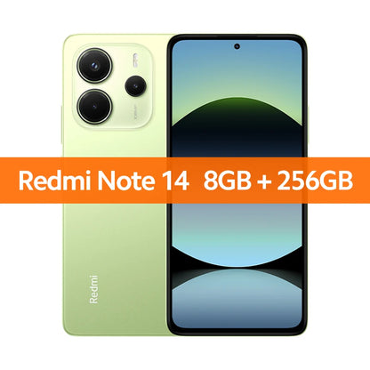 【World Premiere】Global Version Xiaomi Redmi Note 14 MediaTek Helio G99-Ultra 108MP AI 5500mAh 6.67" AMOLED 120Hz Display