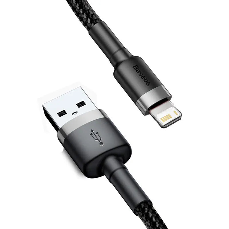 Baseus USB Cable for iPhone 14 13 Pro Max Fast Charging USB Cable for iPhone 12 Mini Pro Max Data USB 2.4A Cable