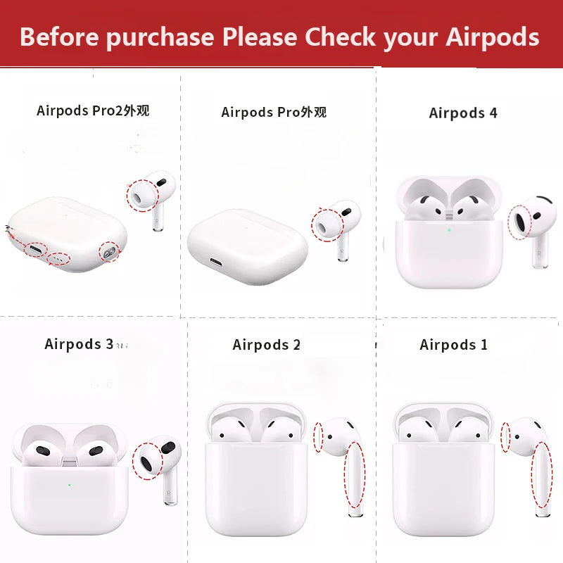 of Korea ins Creative Red Small House with Pendant Earphone Cover Case for AirPods 1 or 2 3 4 Pro 2 Bluetooth Headset Case