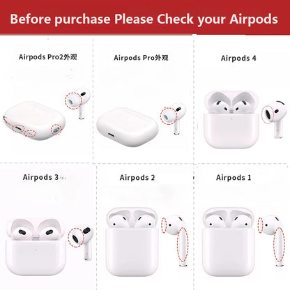of Korea ins Creative Red Small House with Pendant Earphone Cover Case for AirPods 1 or 2 3 4 Pro 2 Bluetooth Headset Case