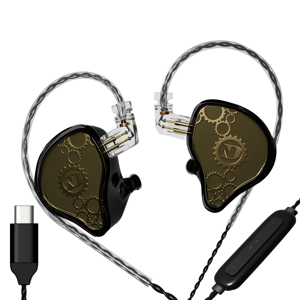 ND Venus headphones hifi wired high-quality in-ear typec interface round hole 3.5 game monitoring ear return