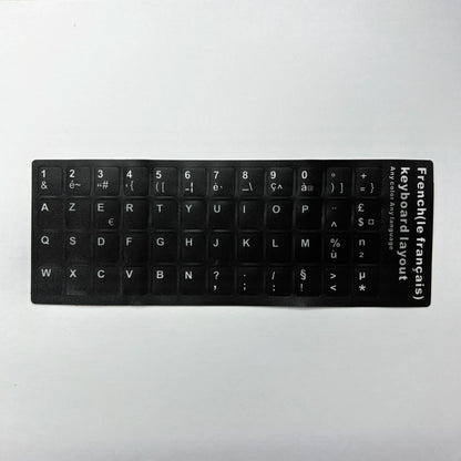English Spanish Italian Korean French Deutsch Keyboard Stickers Frosted PVC Language Keyboard Sticker For Laptop Desktop PC
