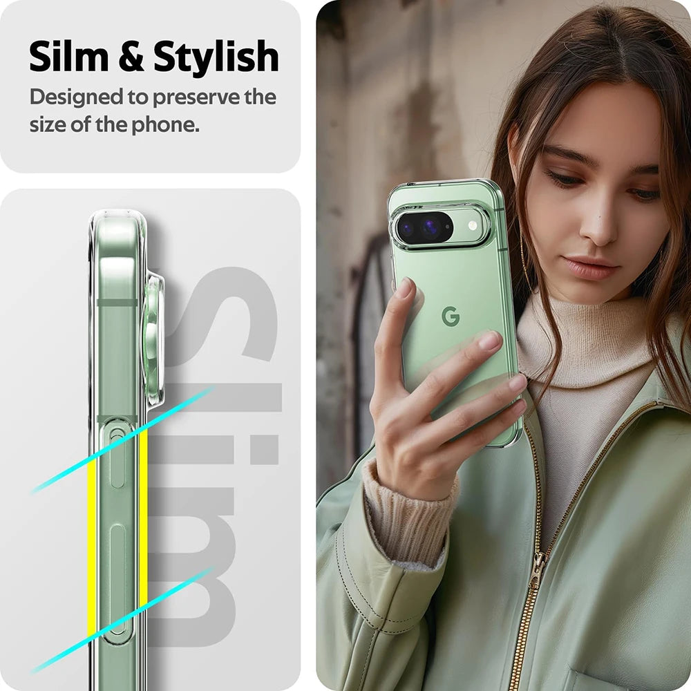 Silicone Soft Ultra Thin Case For Google Pixel 9 9A 8A 8 7 7A 6A 6 Pro XL Clear Shell Transparent Back Cover For Google 8 A 9 XL