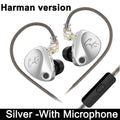 KZ Castor Wired Earphone Improved Bass HiFi Earphones 2 Dynamic Tunable Balance Monitor Headset Noise Cancelling Earbuds