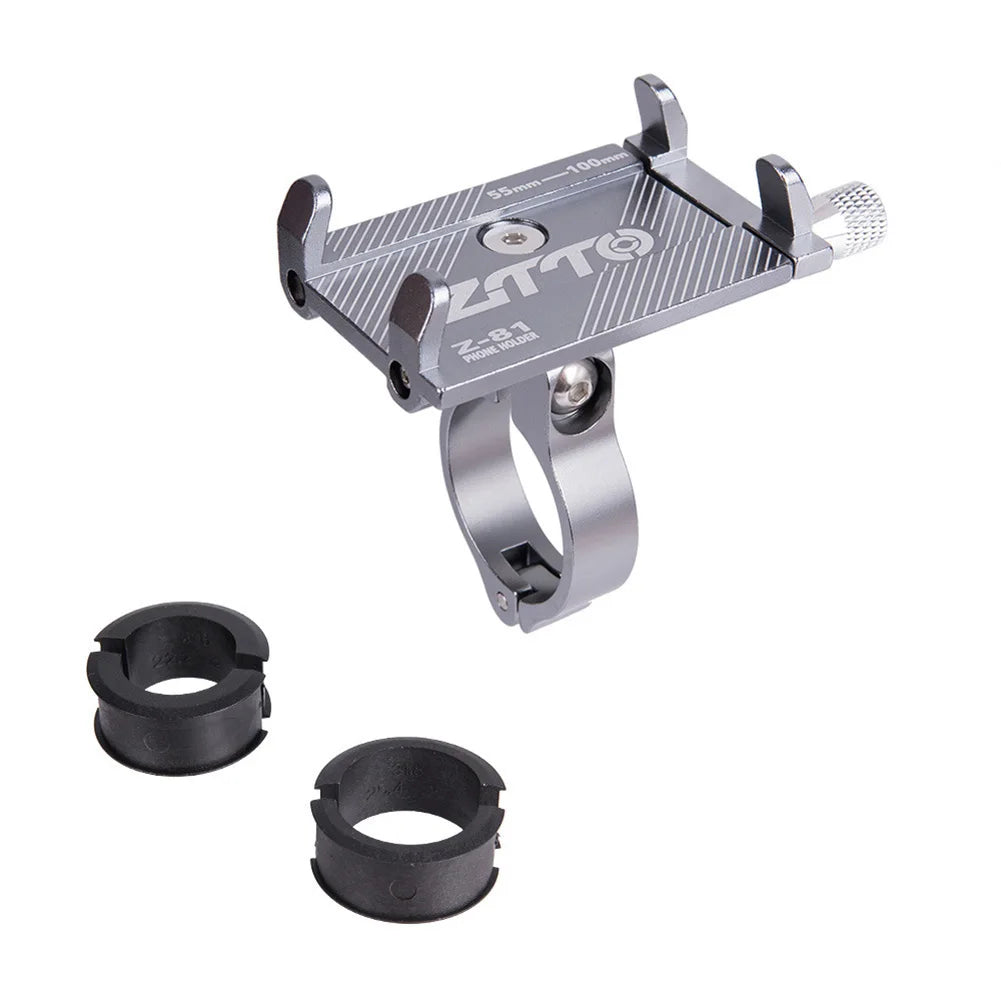 Bicycle Phone Holder 360° Rotation Aluminum Alloy MTB Bike Phone GPS Bracket Scooter Motorcycle Handlebar Mount Cell Phone Stand