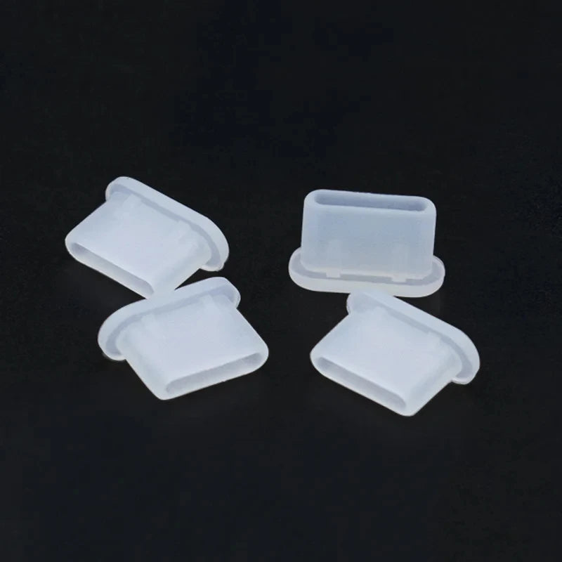 Type-C Silicone Dust Plugs Phone USB Charging Port Protector Cover Type C Anti-dust Cap for Samsung Xiaomi Huawei