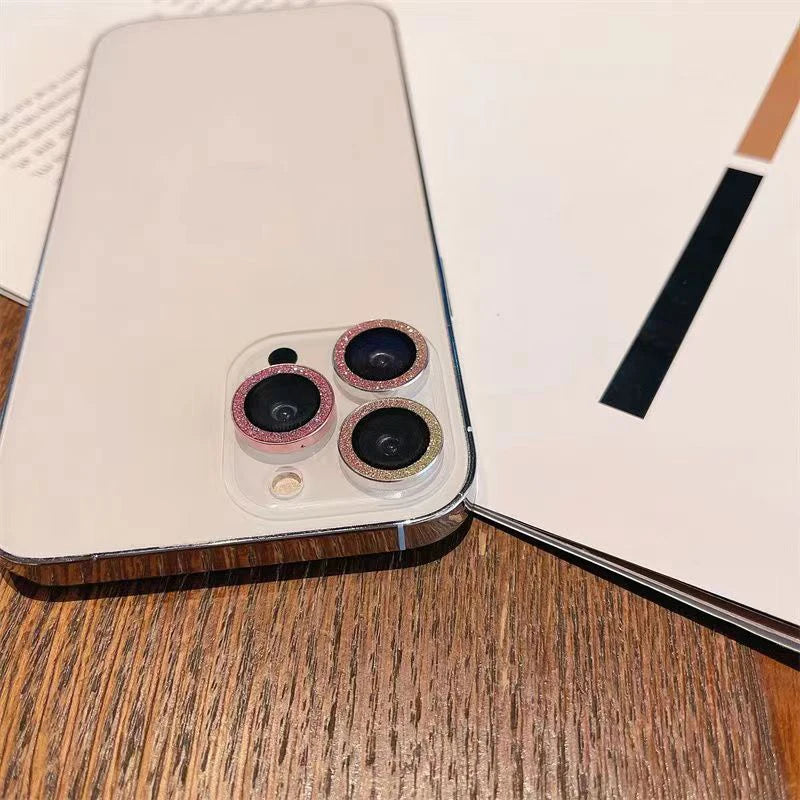Lens Metal Ring Protector Glass for iPhone 11 12 13 Pro Max Camera Lens Protection On iPhone 15Pro 13Pro 14 Pro Max Camera Film