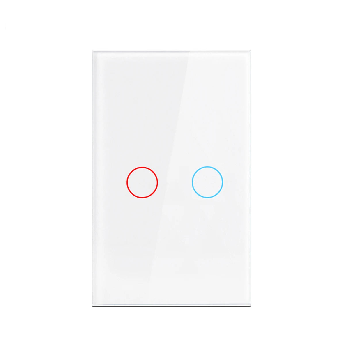 Touch Switch EU US LED Crystal Glass Panel Wall Lamp Light Switch 1/2/3 Gang AC100-240V LED Sensor Switches Interruttore