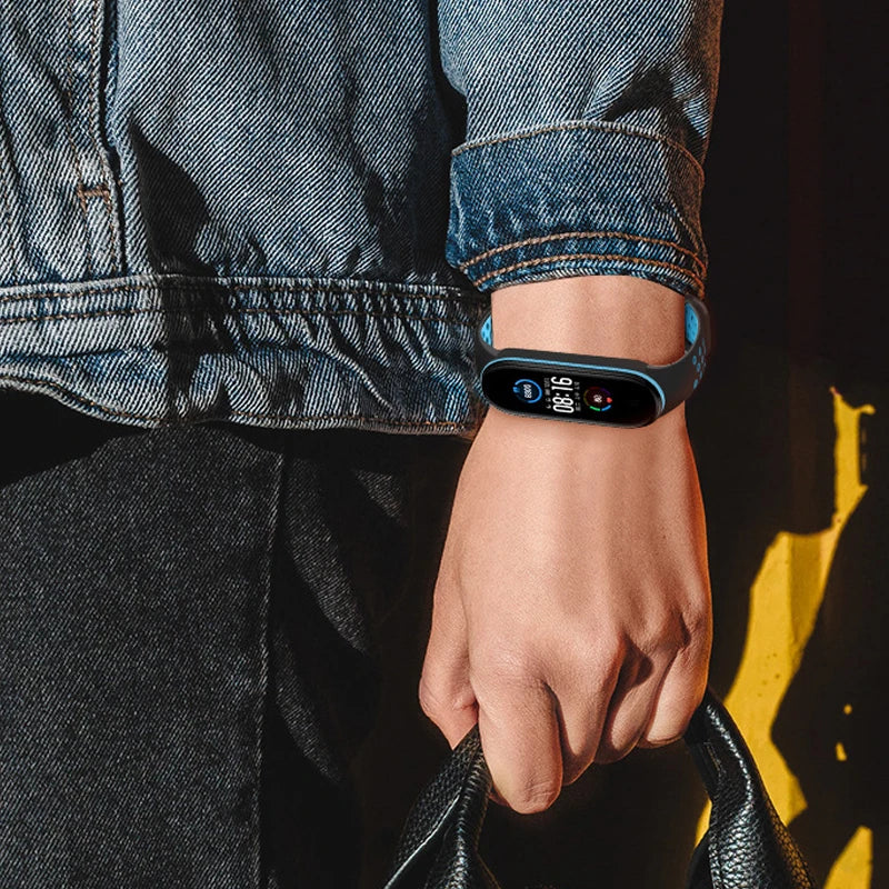 Breathable Strap For Xiaomi Mi Band 3 4 5 6 7 Smart Watch Wrist M3 M4 Bracelet For Xiaomi MiBand 7 6 5 Miband Strap Replacement