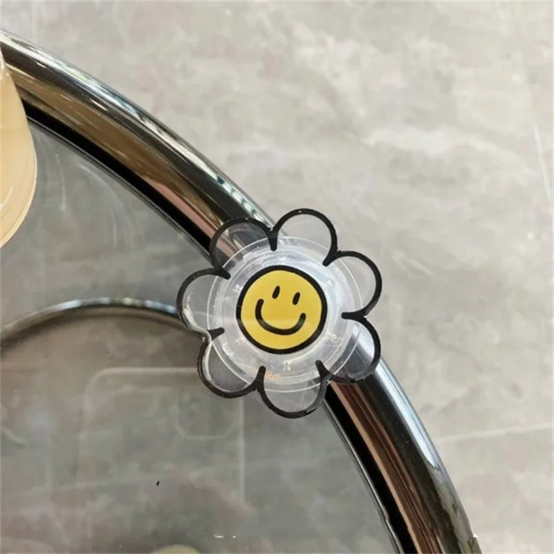 Korea Cute Acrylic Flower Universal Phone Holder Griptok Support For iPhone Samsung Grip Tok Folding Finger Pocket Socket Stand