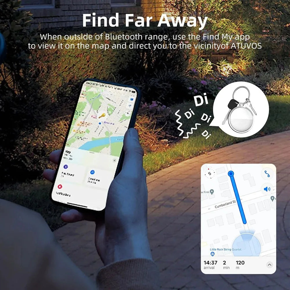 Bluetooth GPS Tracker Anti-lost Alarm Device Tracking Smart Finder Locator For Key/Luggage/Dog/Pet/Kids/Bag/Wallet Smart Finder