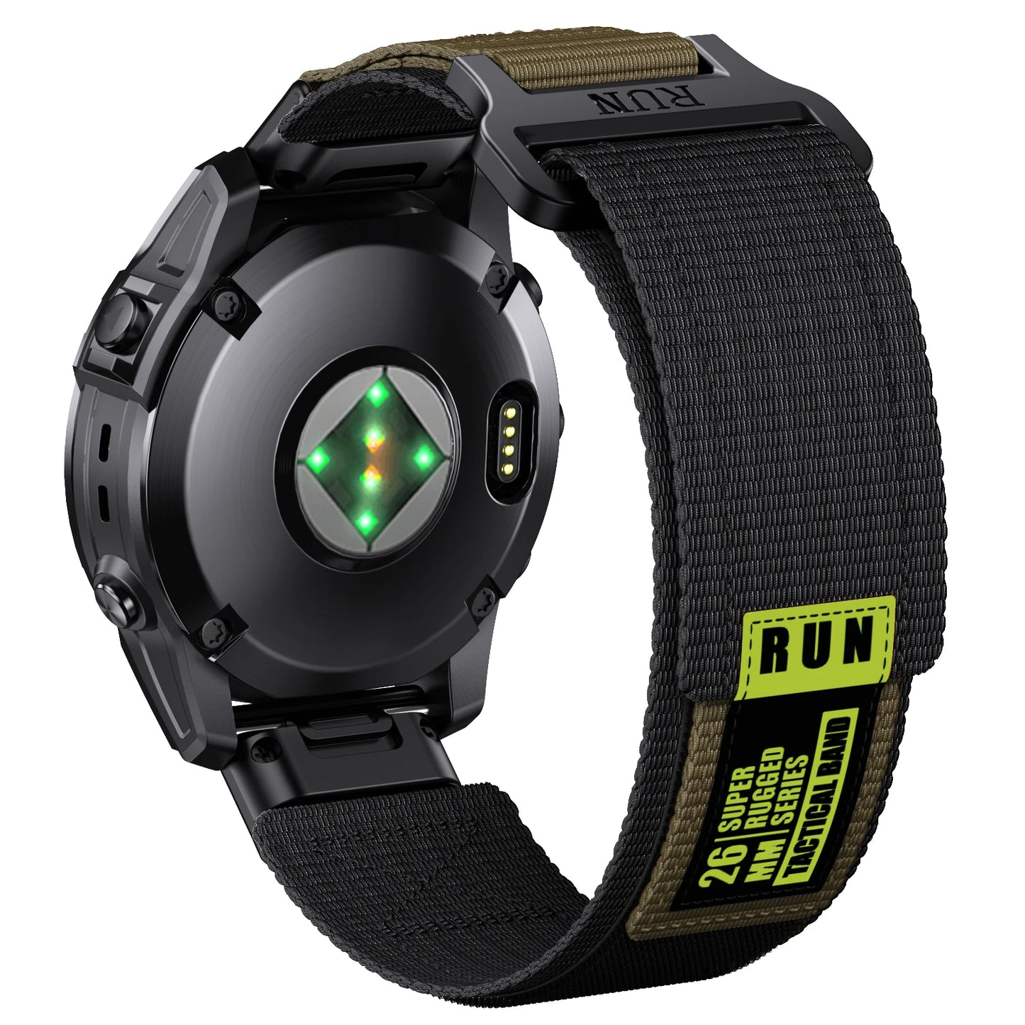 Runcool 22mm 26mm wide Garmin Fenix 7 7X Pro 6 6X 5 5X Plus QuickFit strap instinctive 2 replacement bracelet