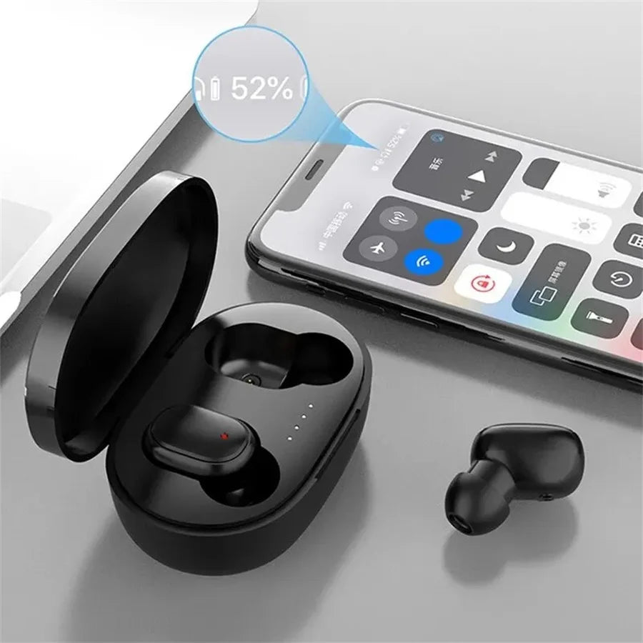 TWS A6S Headset Wireless Earphones Bluetooth Headphones Sport LED Display Touch Stereo Fone Bluetooth Earbuds for Xiaomi Huawei