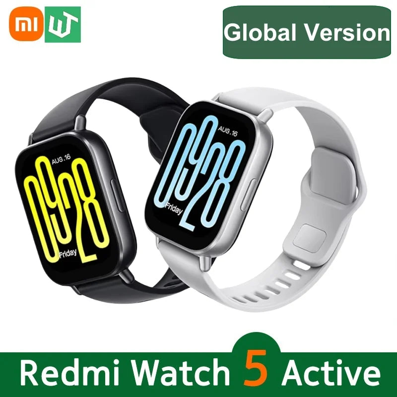 【Brand+】Global Version Xiaomi Redmi Watch 5 Active 2'' Display Up to 18 days of battery life 140+ Workout Modes Bluetooth
