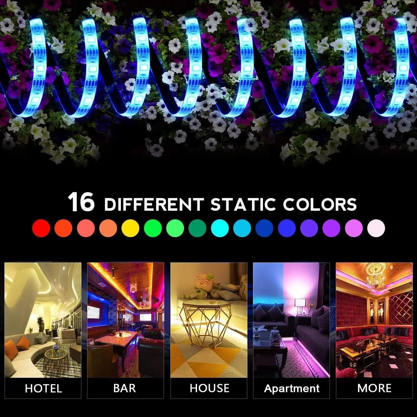 5V RGB 5050 LED Light Strip USB Infrared Remote Control Flexible Lamp Tape Ribbon Diode For Festival Party TV Desk Bedroom