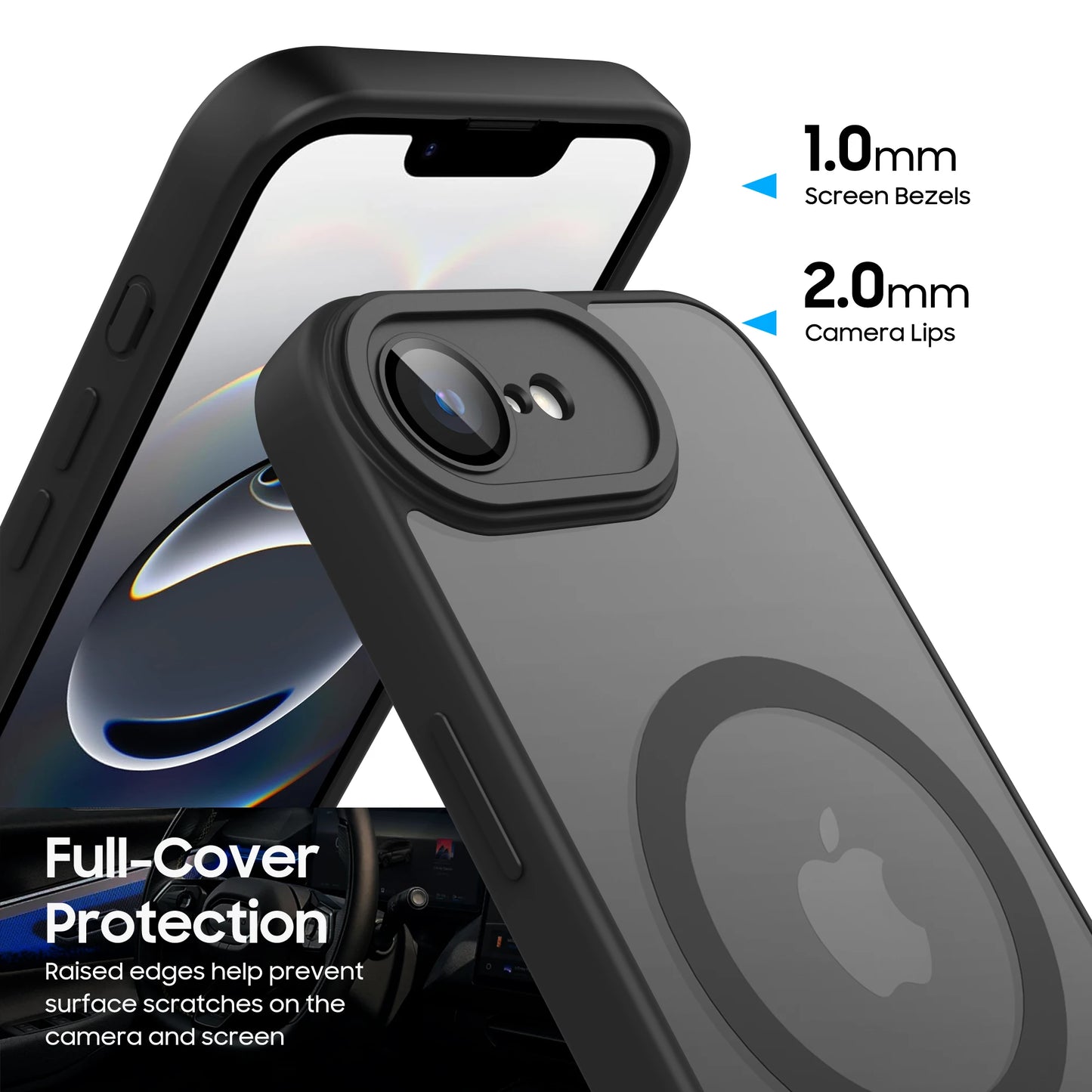 Luxury Matte Magnetic Translucent Case For iPhone 16e Shockproof Protective Cover For Magsafe iPhone 17e Wireless Charge Cover