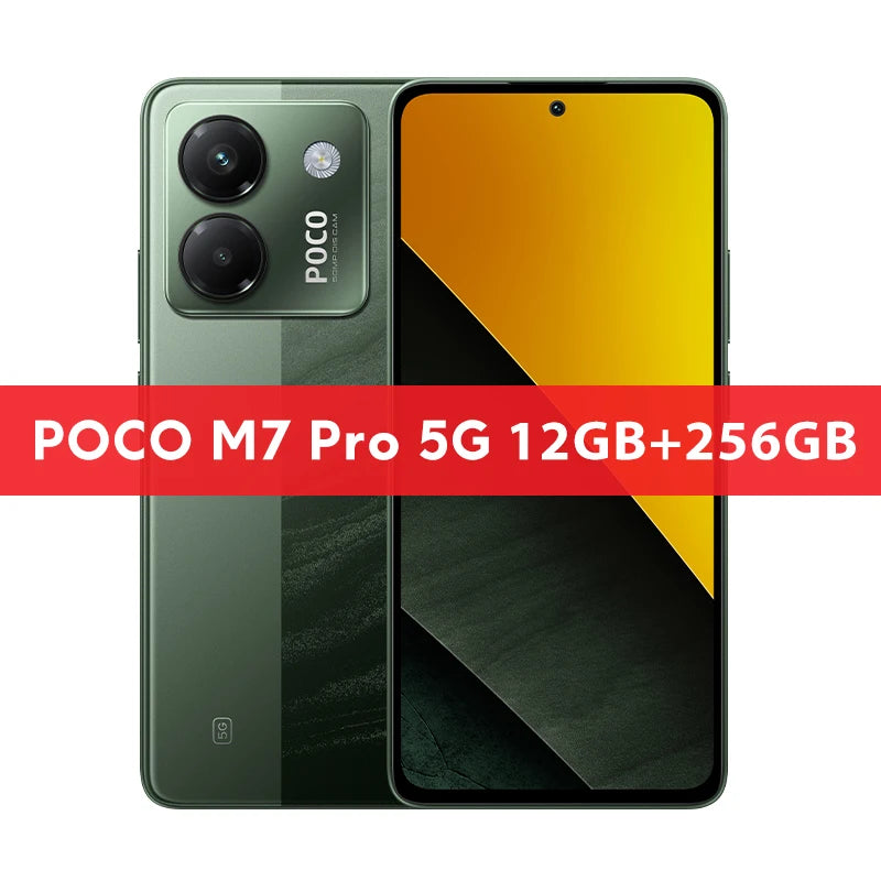 Newest POCO M7 Pro 5G Global Version Dimensity 7025-Ultra 120Hz FHD+ Eye-care AMOLED Display 5110mAh Battery NFC