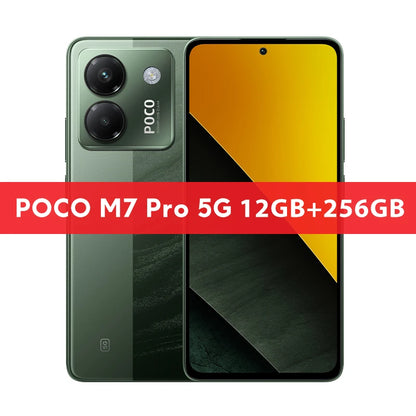 Newest POCO M7 Pro 5G Global Version Dimensity 7025-Ultra 120Hz FHD+ Eye-care AMOLED Display 5110mAh Battery NFC