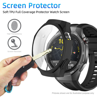 Case for Huawei Watch GT 5/GT5 Pro 46mm 42mm 41mm Screen Protector Case Soft TPU All-Around Protective Bumper Cover Accessories