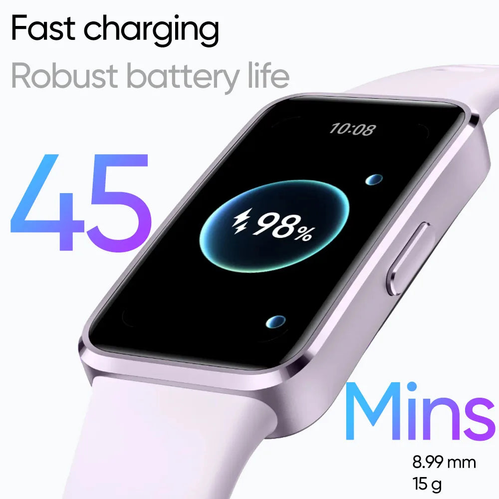 2025 NEW HUAWEI Band 10 Smartwatch Original Compatible with IOS & Android,Sleep Tracking,Health monitor,14 days battery li