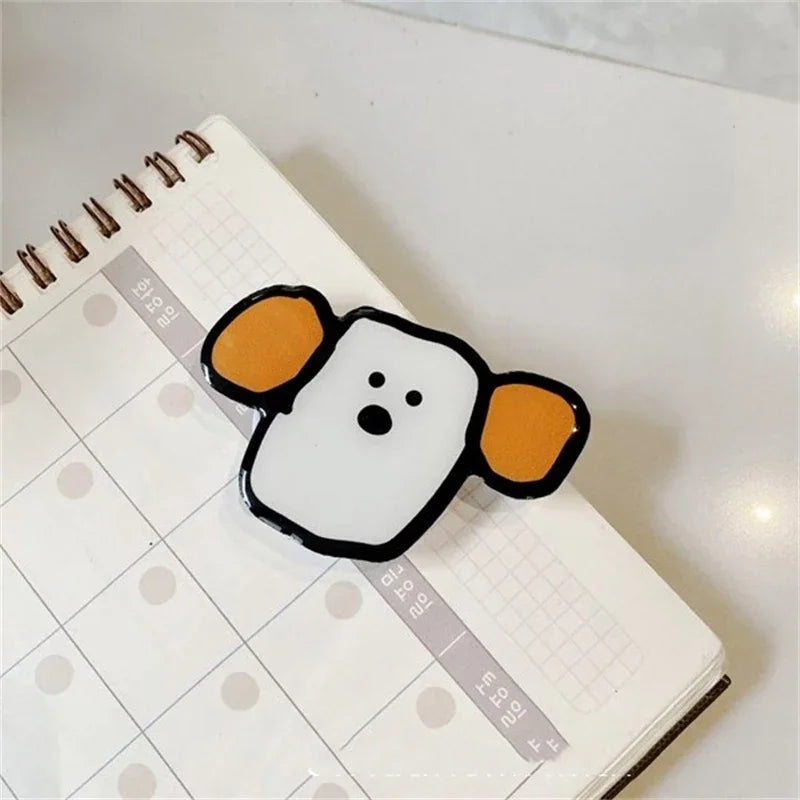Korea Cute Acrylic Flower Universal Phone Holder Griptok Support For iPhone Samsung Grip Tok Folding Finger Pocket Socket Stand