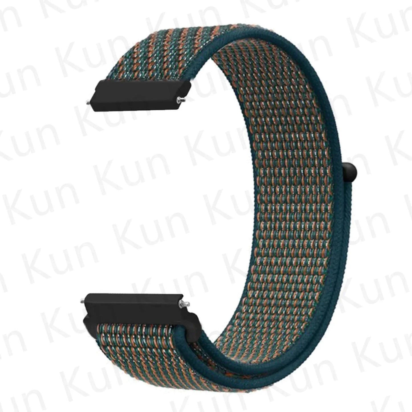 Nylon loop strap For Amazfit bip 6-5-3/u/S/pro Sport 20mm/22mm Bracelet for Amazfit GTS 4/3/2/2e/4 Mini/GTR 4/3/3 Pro/2/2e band