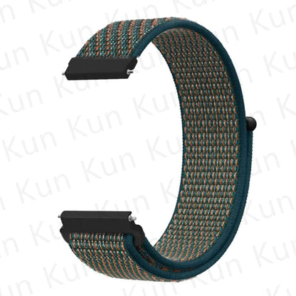 Nylon loop strap For Amazfit bip 6-5-3/u/S/pro Sport 20mm/22mm Bracelet for Amazfit GTS 4/3/2/2e/4 Mini/GTR 4/3/3 Pro/2/2e band