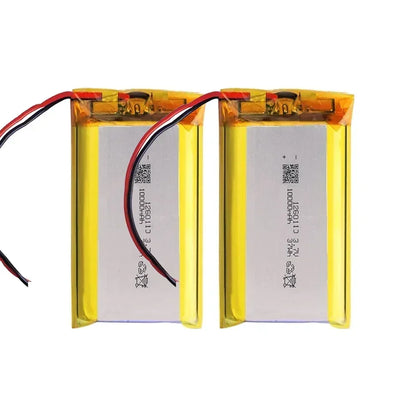 3.7V 10000mAh 1260110 Li-polymer Battery Lithium Polymer Rechargeable Batteries for Toy Power Bank GPS Laptop Camping Lights Diy