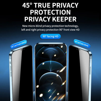 Full Cover Anti-Spy Screen Protector For iPhone 11 12 13 14 PRO MAX Privacy For iPhone 14 11 6 7 8 Plus XS Max XR Tempered Glass