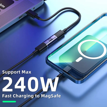 USB C Female to Female Adapter with PD 240W 40Gbps 8K 60hz Video Compatible for Thunderbolt 4/3  MacBook Pro/Air iPad USB-C HUB