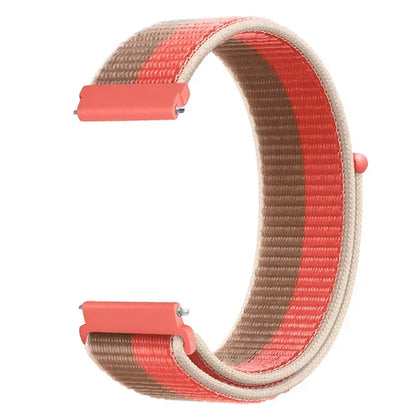 20mm 22mm Nylon Loop Strap For Garmin Forerunner 55 165 265 965 255 Active 5/Vivomove Trend/Vivoactive 5/Venu 3/2 Bracelet Belt